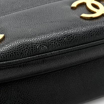 Chanel Caviar Triple CC Shoulder Bag Black 15 of 16