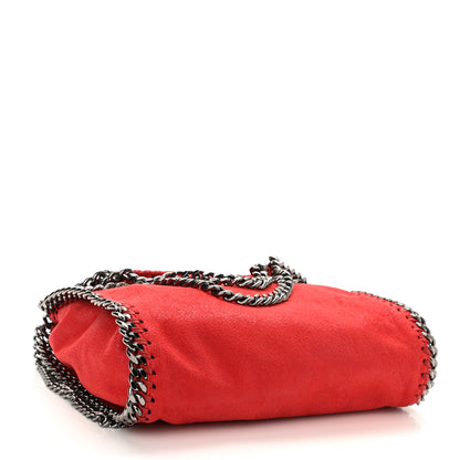 Stella McCartney Shaggy Deer Mini Falabella Fold Over Tote Red 4 of 7
