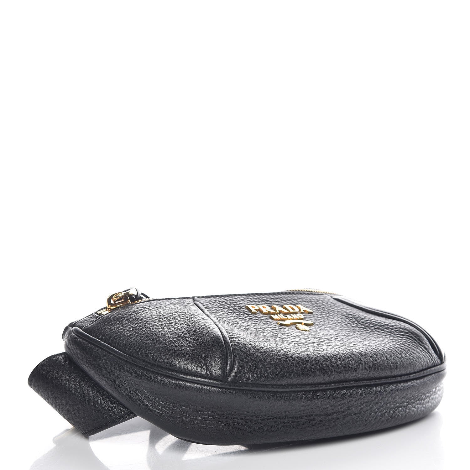 Prada Vitello Daino Small Belt Bag Black 4 of 10
