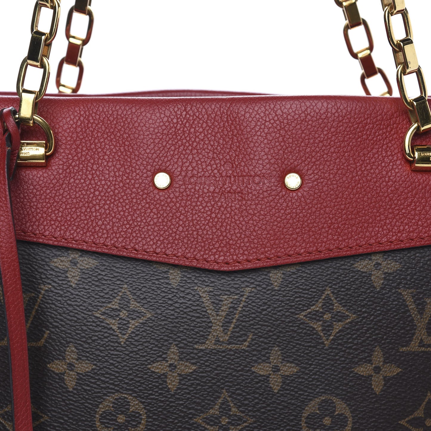 Monogram Pallas Shopper Cherry
