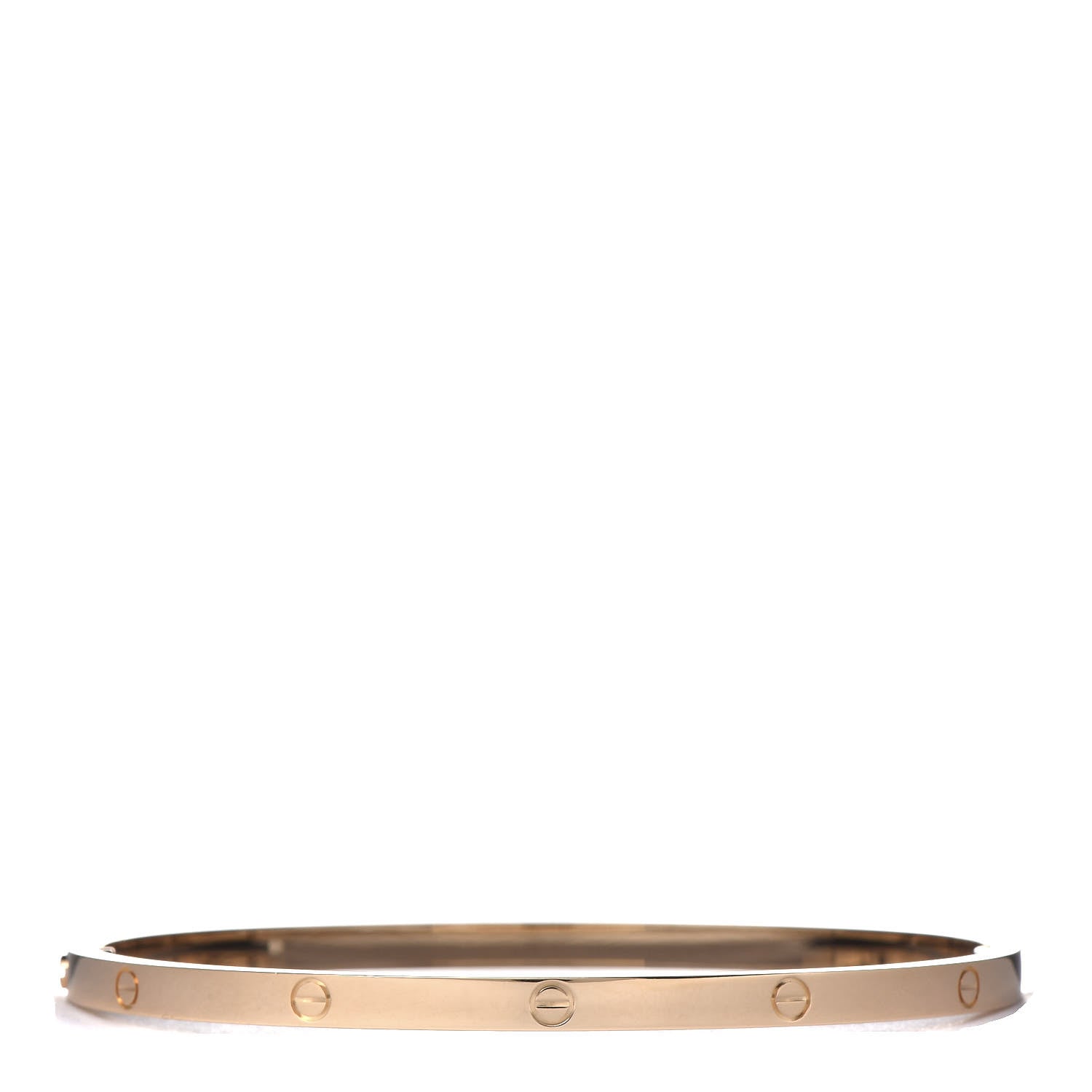 Cartier 18K Yellow Gold Small LOVE Bracelet 19 3 of 4