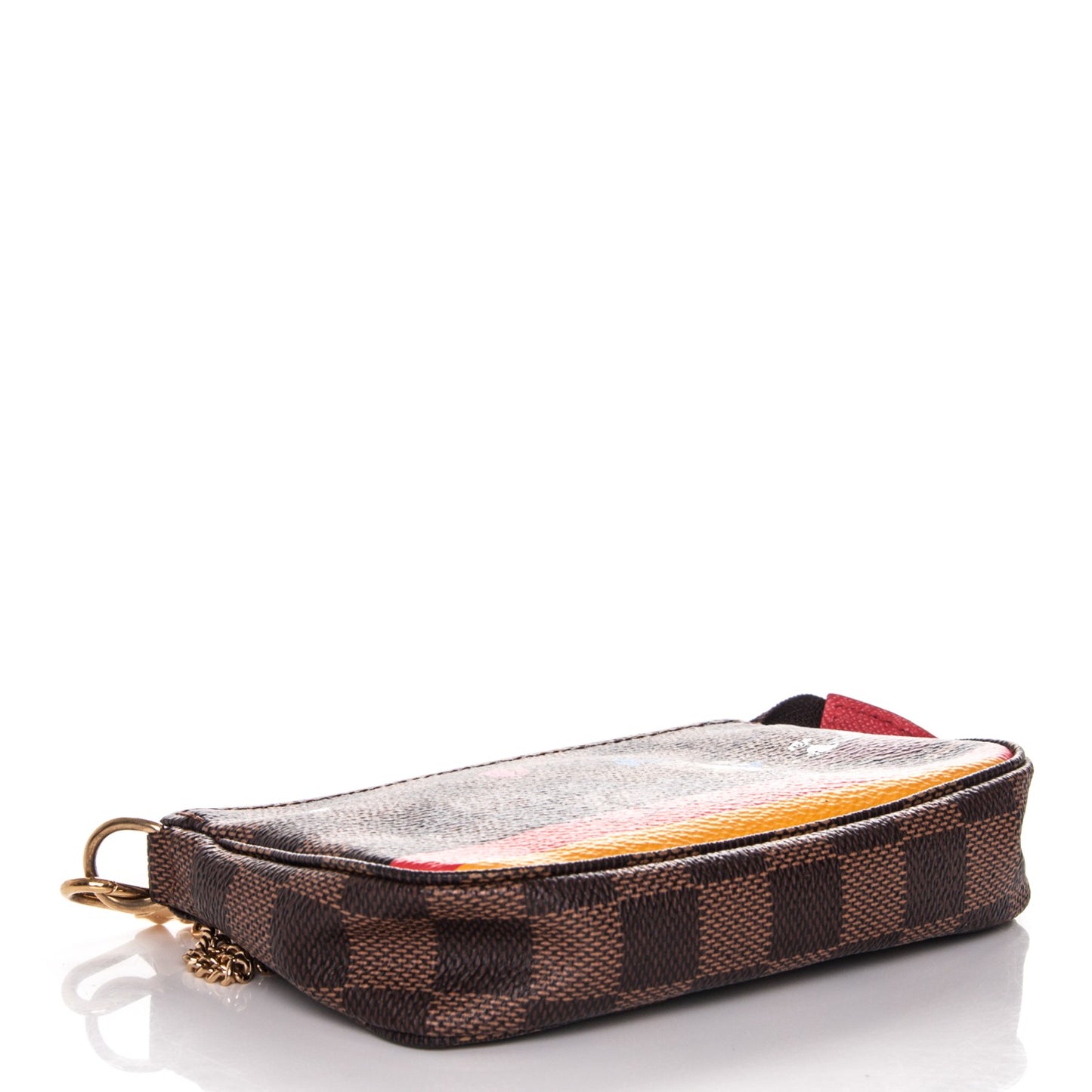 Damier Ebene 2015 Christmas Animation Mini Pochette Accessories