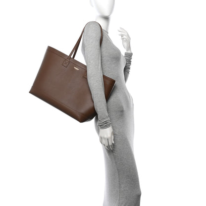Burberry Grainy Calfskin Medium London Tote Bag Earth 2 of 11