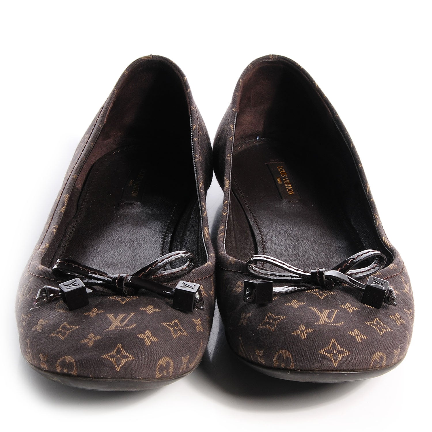 Louis Vuitton Monogram Canvas Idylle Debbie Ballerina Flats 40.5 Fusain 2 of 9