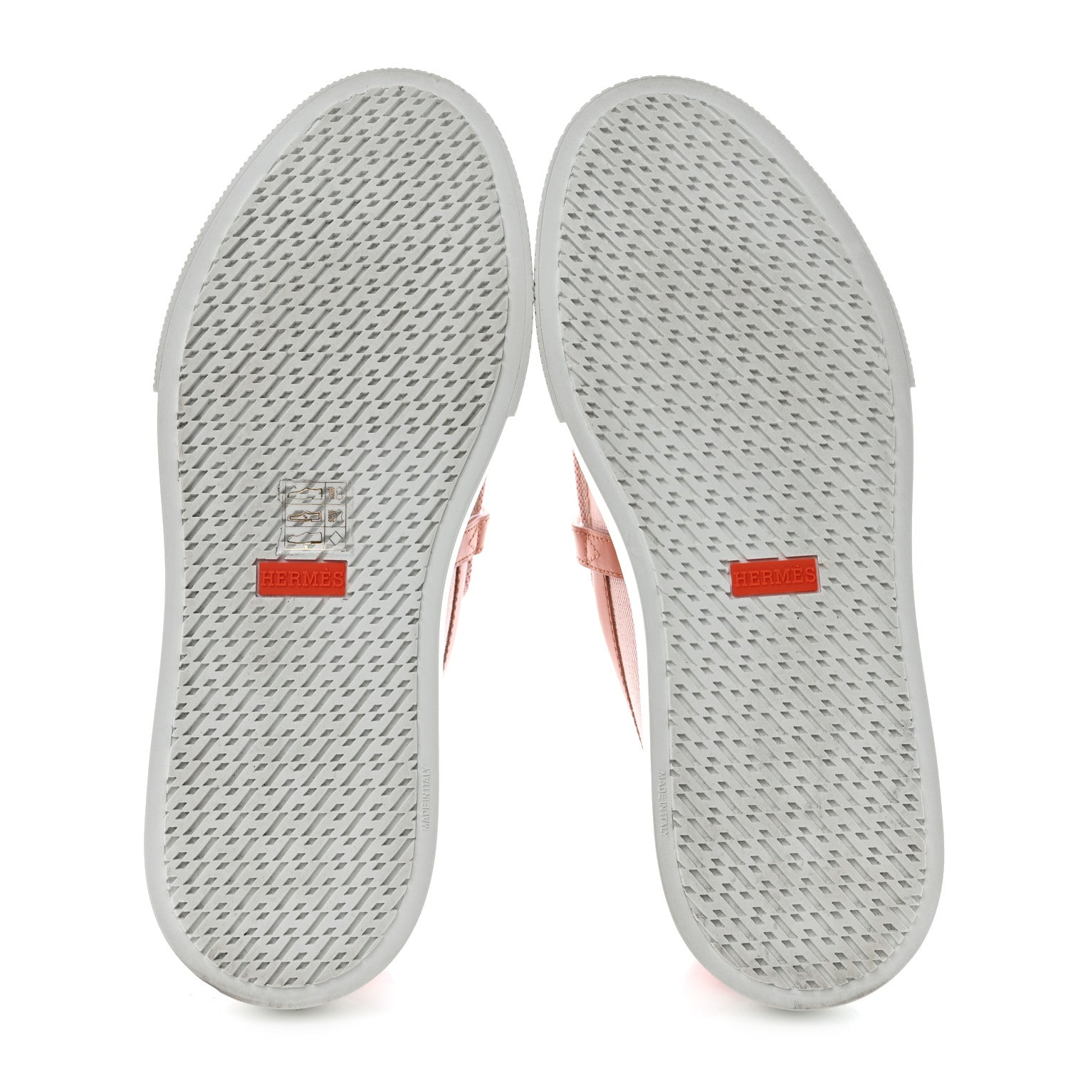 Hermes Toile De Coton Calfskin Womens Game Slip On Sneakers 39.5 Framboise Rose Bubinga 5 of 12