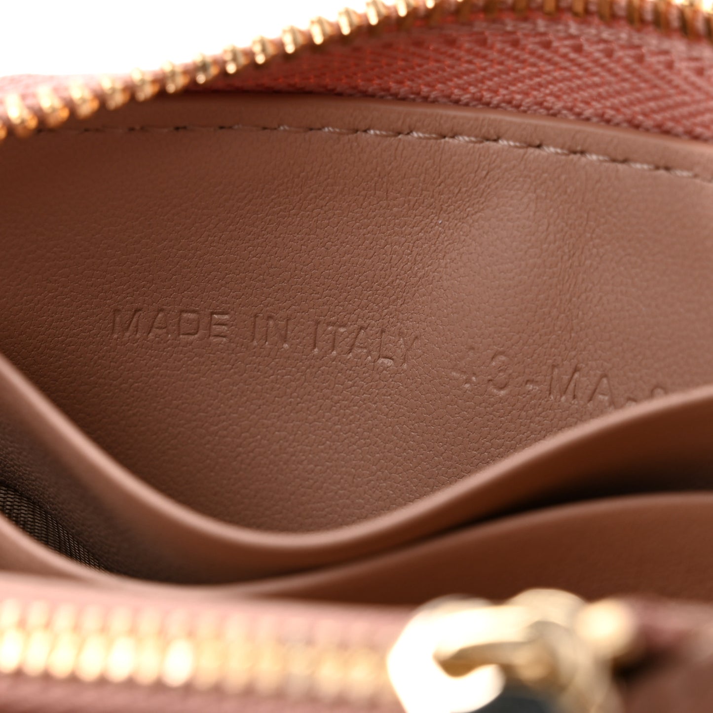 Lambskin Cannage Small Lady Dior Voyageur Coin Purse Rose Des Vents