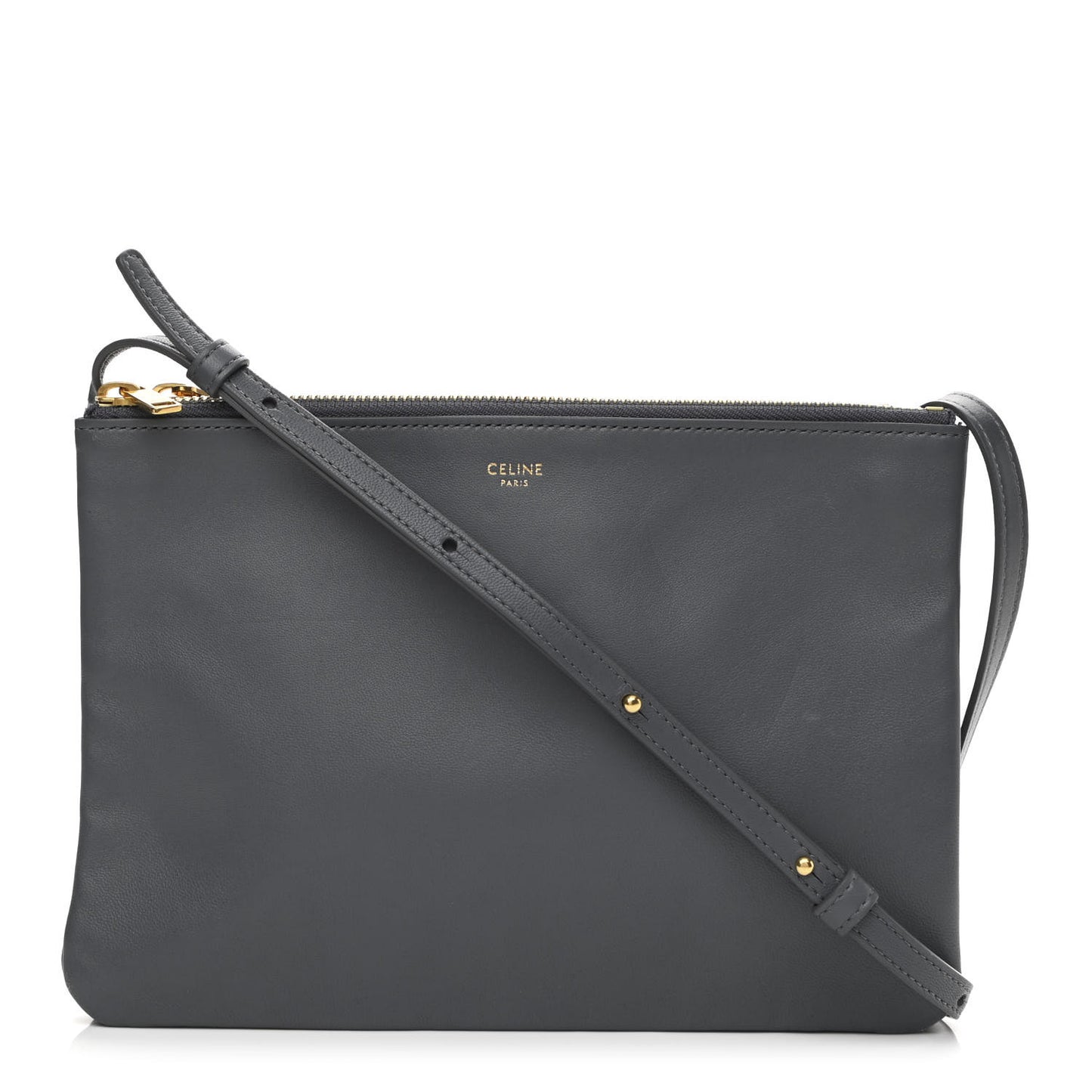 Lambskin Large Trio Crossbody Bag Storm