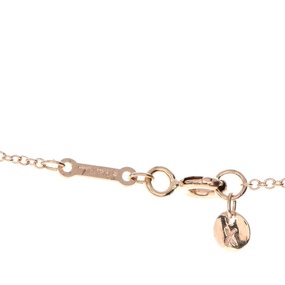 Tiffany 18K Rose Gold Small Paloma's Graffiti Arrow Pendant Necklace 4 of 5