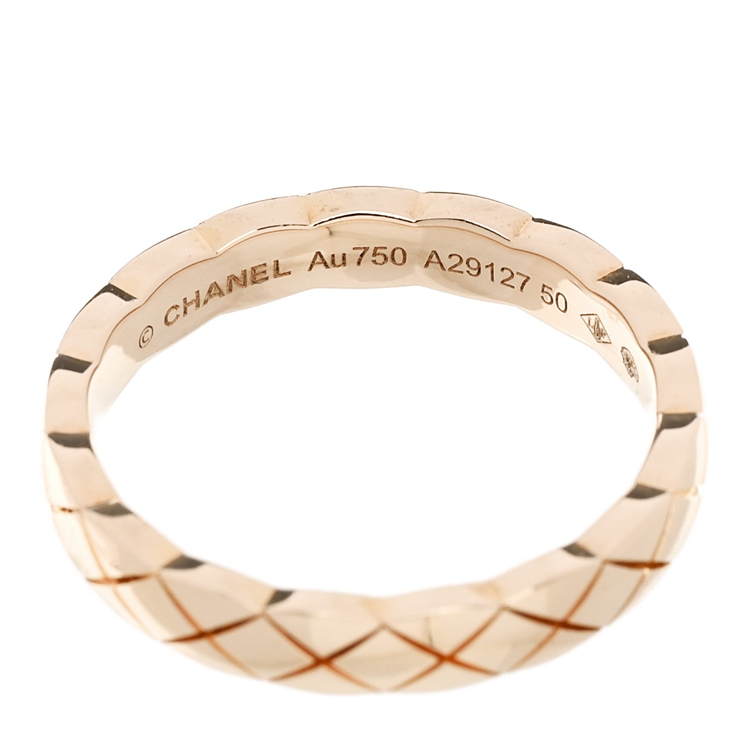 Chanel 18K Beige Gold Mini Coco Crush Ring 50 5.25 4 of 4