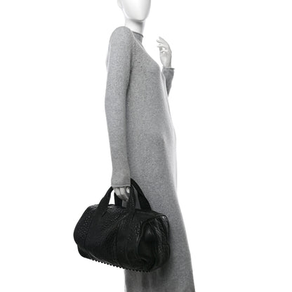 Alexander Wang Pebbled Lambskin Rockie Black Matte Black Hardware 2 of 11