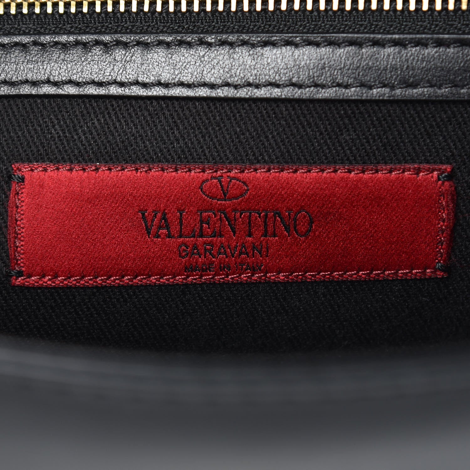 Valentino Garavani Vitello Medium Glam Lock Rockstud Flap Black 6 of 10