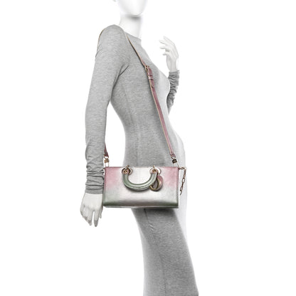 Christian Dior Lizard Gradient Medium Lady D-Joy Light Pink Green 2 of 12