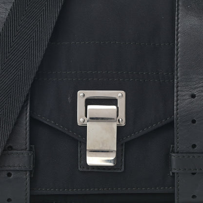 Proenza Schouler Nylon Calfskin PS1 Pouch Messenger Black 9 of 13