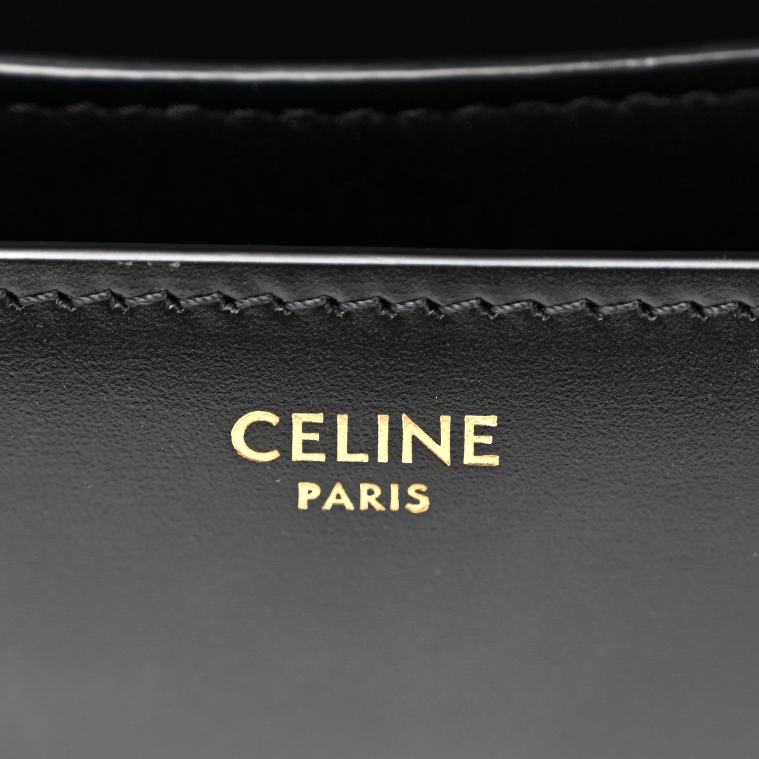 Celine Box Calfskin Medium Classic Box Flap Bag Black 6 of 10