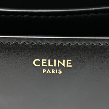 Celine Box Calfskin Medium Classic Box Flap Bag Black 6 of 10