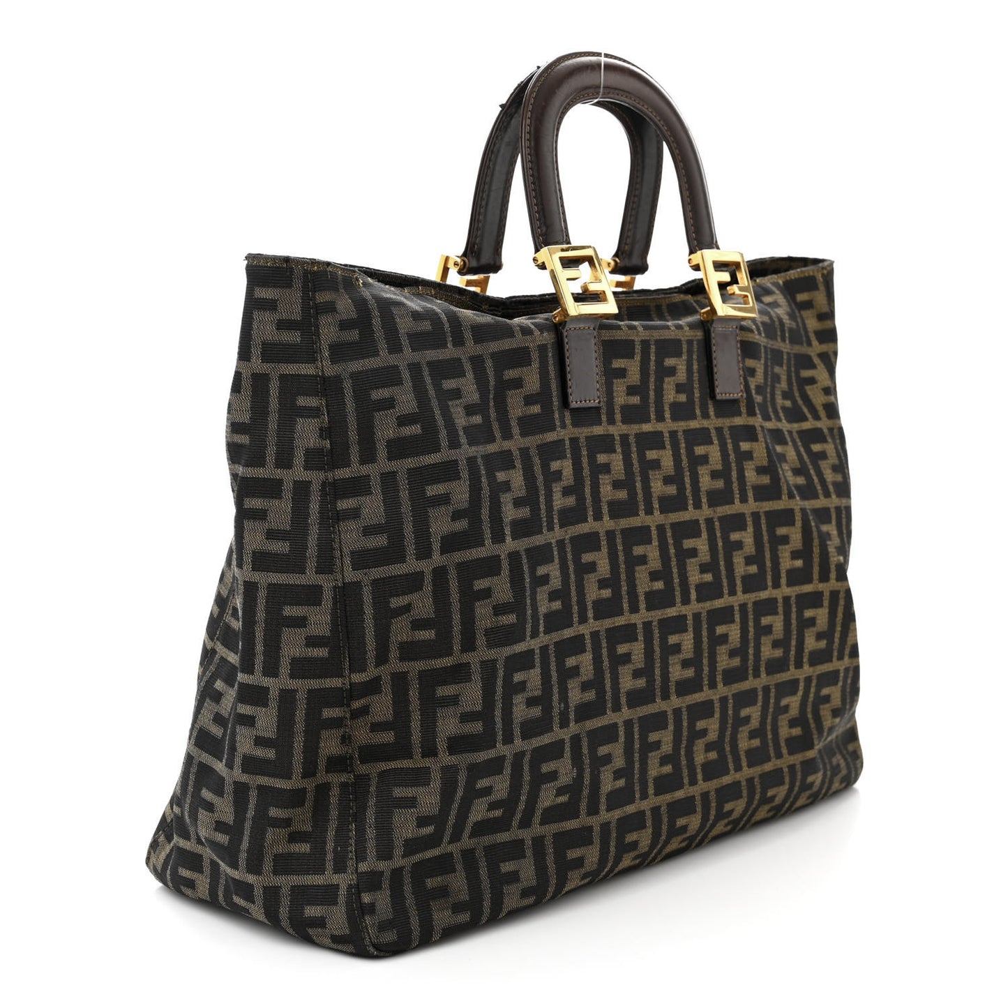 Zucca Top Handle Tote Tobacco