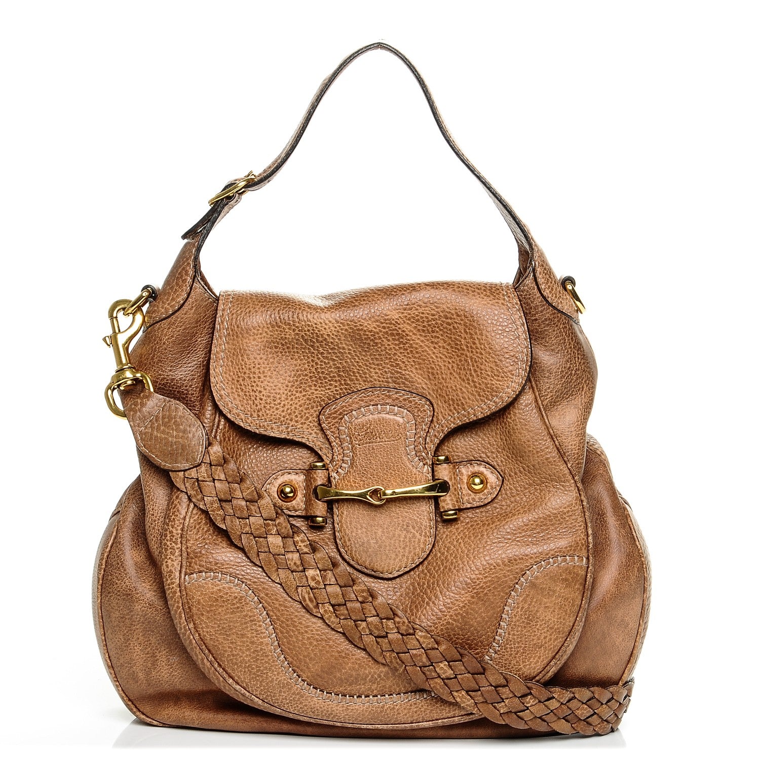 Gucci Libeccio Large New Pelham Shoulder Bag Light Brown 1 of 7