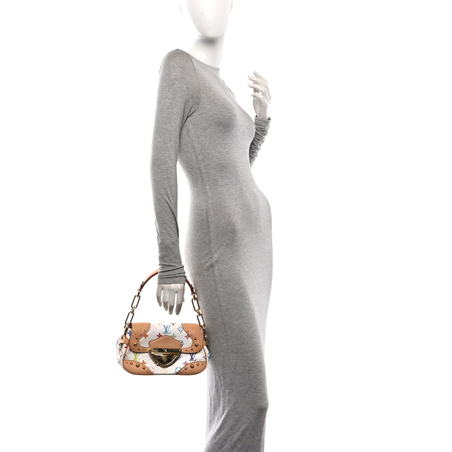 Louis Vuitton Monogram Multicolor Marilyn White 2 of 9