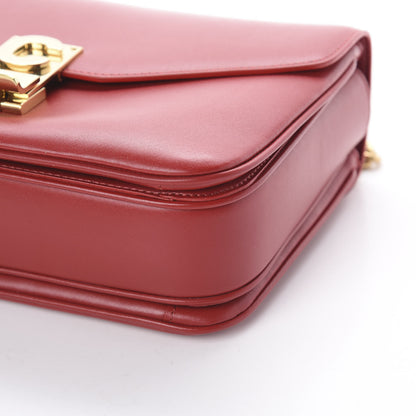 Celine Shiny Calfskin Medium C Bag Red 6 of 7
