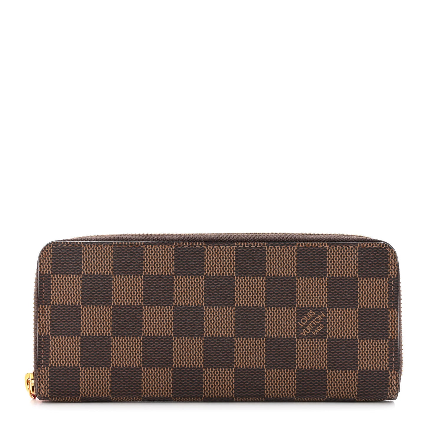Damier Ebene Clemence Wallet Cherry