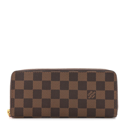 Louis Vuitton Damier Ebene Clemence Wallet Cherry 1 of 7