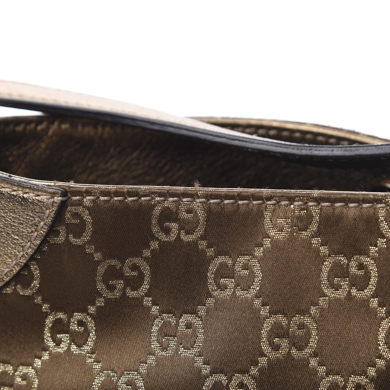 Gucci Monogram Signature Hobo Bronze 12 of 15