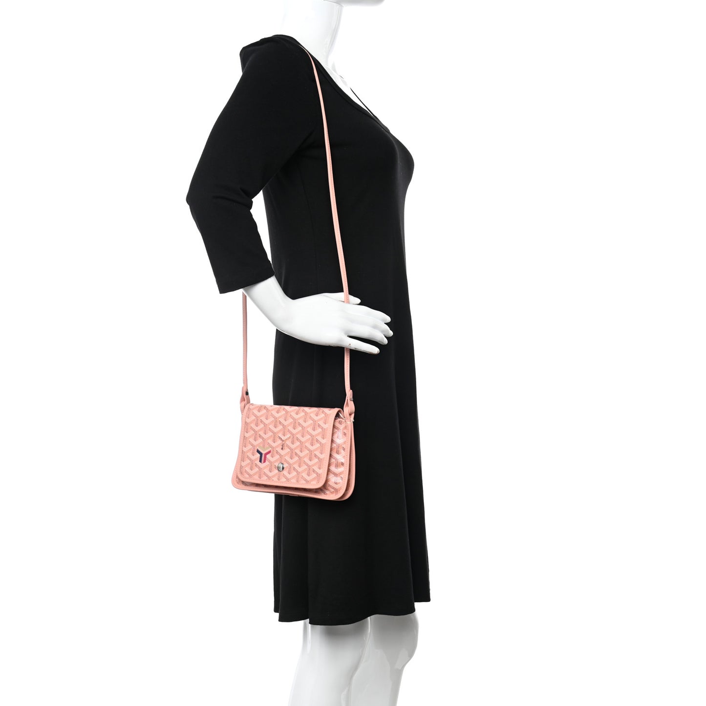 Goyardine Plumet Wallet Clutch Pink