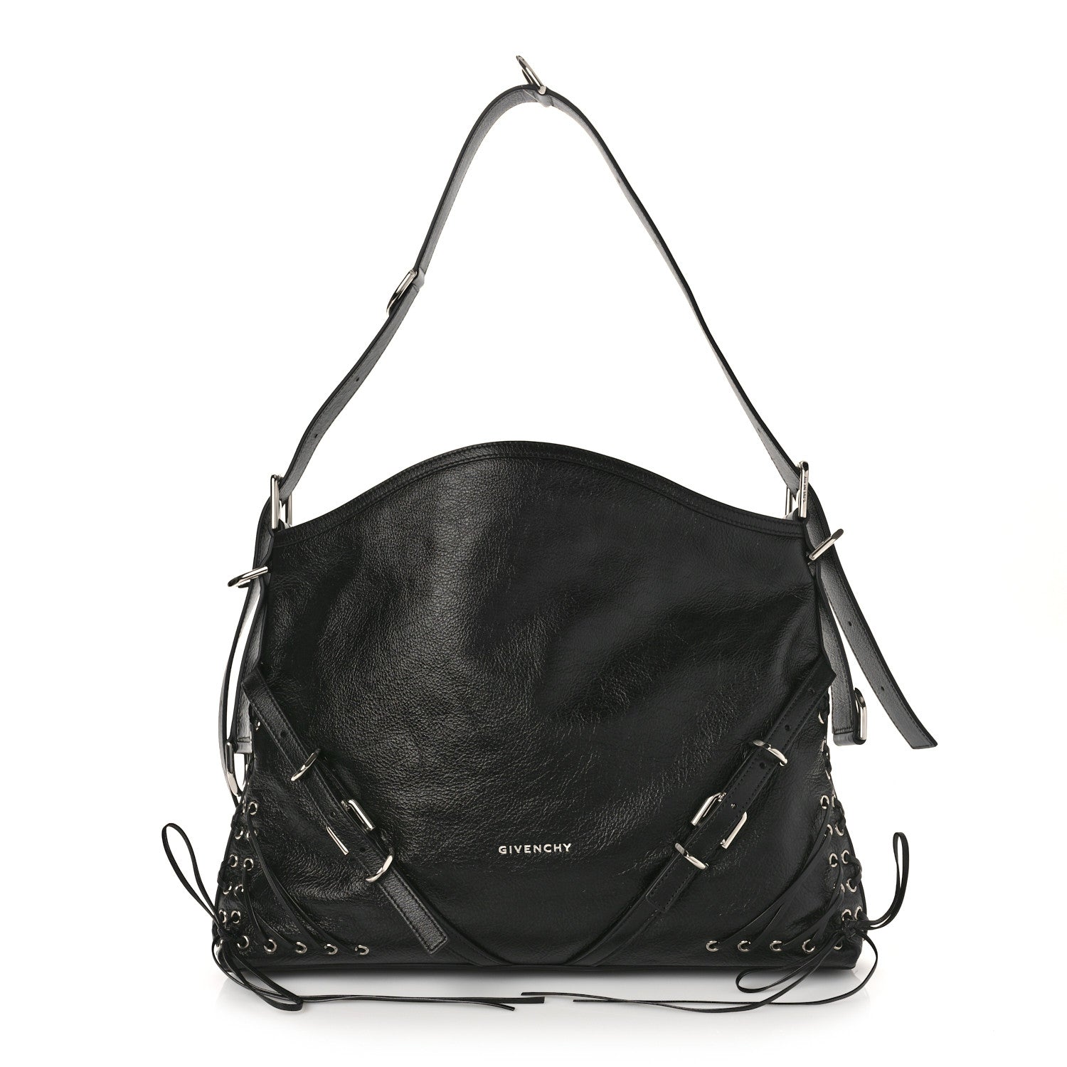 Givenchy Calfskin Medium Voyou Bag Black 1 of 9