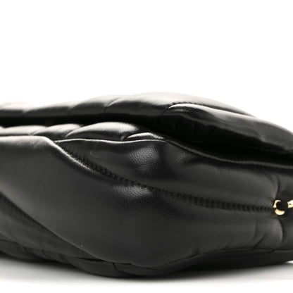 Gucci Lambskin Quilted Mini GG Milano Top Handle Shoulder Bag Black 10 of 12