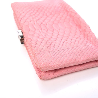 Chanel Python Timeless Clutch Pink 13 of 13