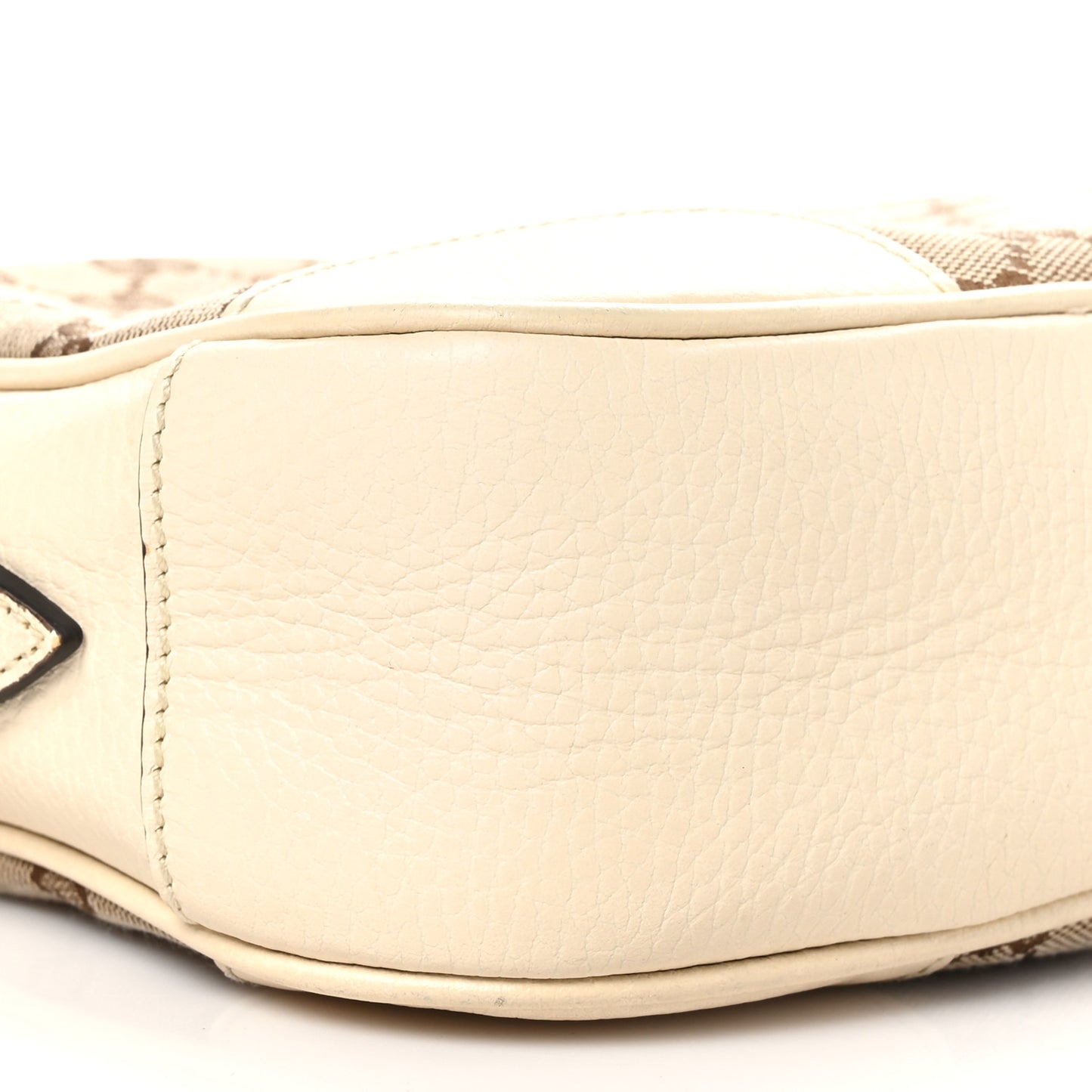 Monogram Dollar Calfskin Mini Bree Messenger Bag Beige Ebony Avoire