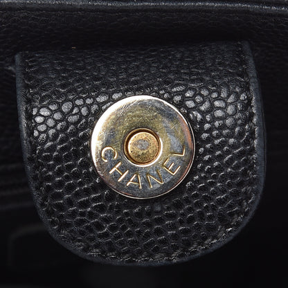 Chanel Caviar Quilted Petit Shopping Tote PST Black 14 of 17