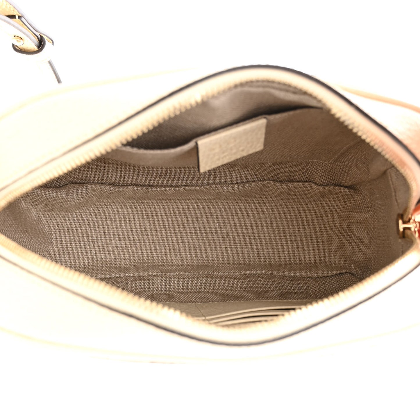 Monogram Dollar Calfskin Mini Bree Messenger Bag Beige Ebony Avoire