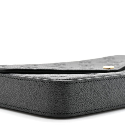 Louis Vuitton Empreinte Pochette Felicie Chain Wallet Black 10 of 10