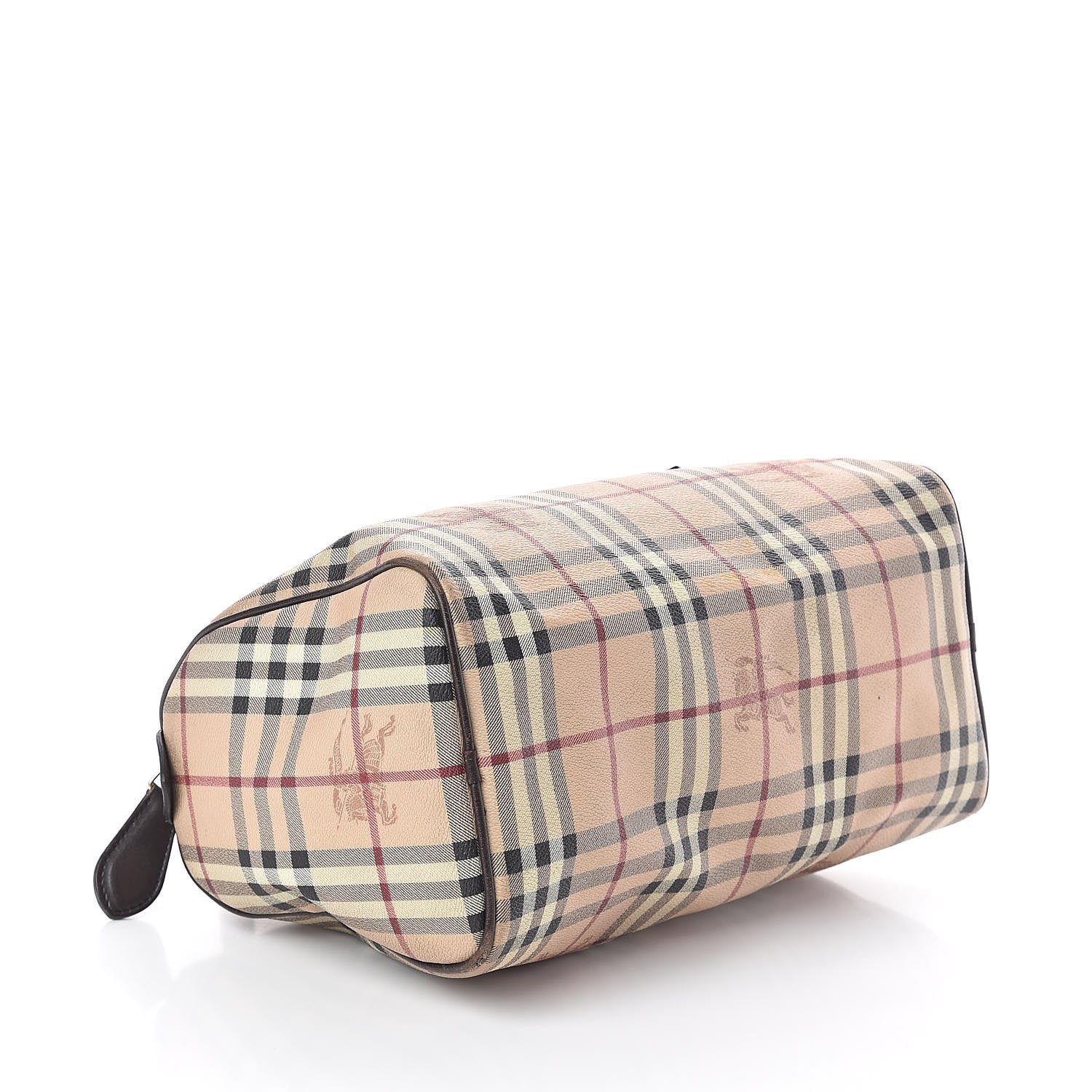 Burberry Haymarket Check Small Chester Bowling Bag Chocolate 4 of 18