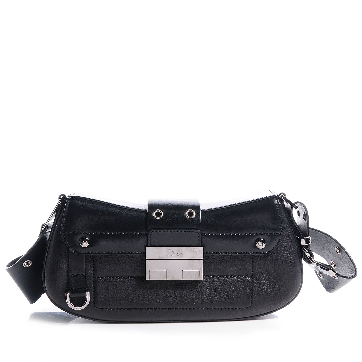 Christian Dior Leather Street Chic Columbus Ave Black 1 of 7