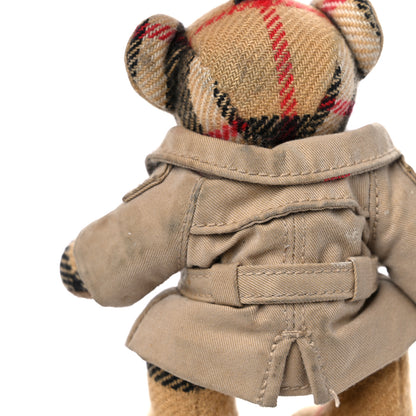 Burberry Thomas Check Trench Teddy Bear Keychain Charm Camel 4 of 6