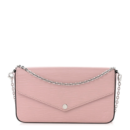 Louis Vuitton Epi Pochette Felicie Rose Ballerine 1 of 13