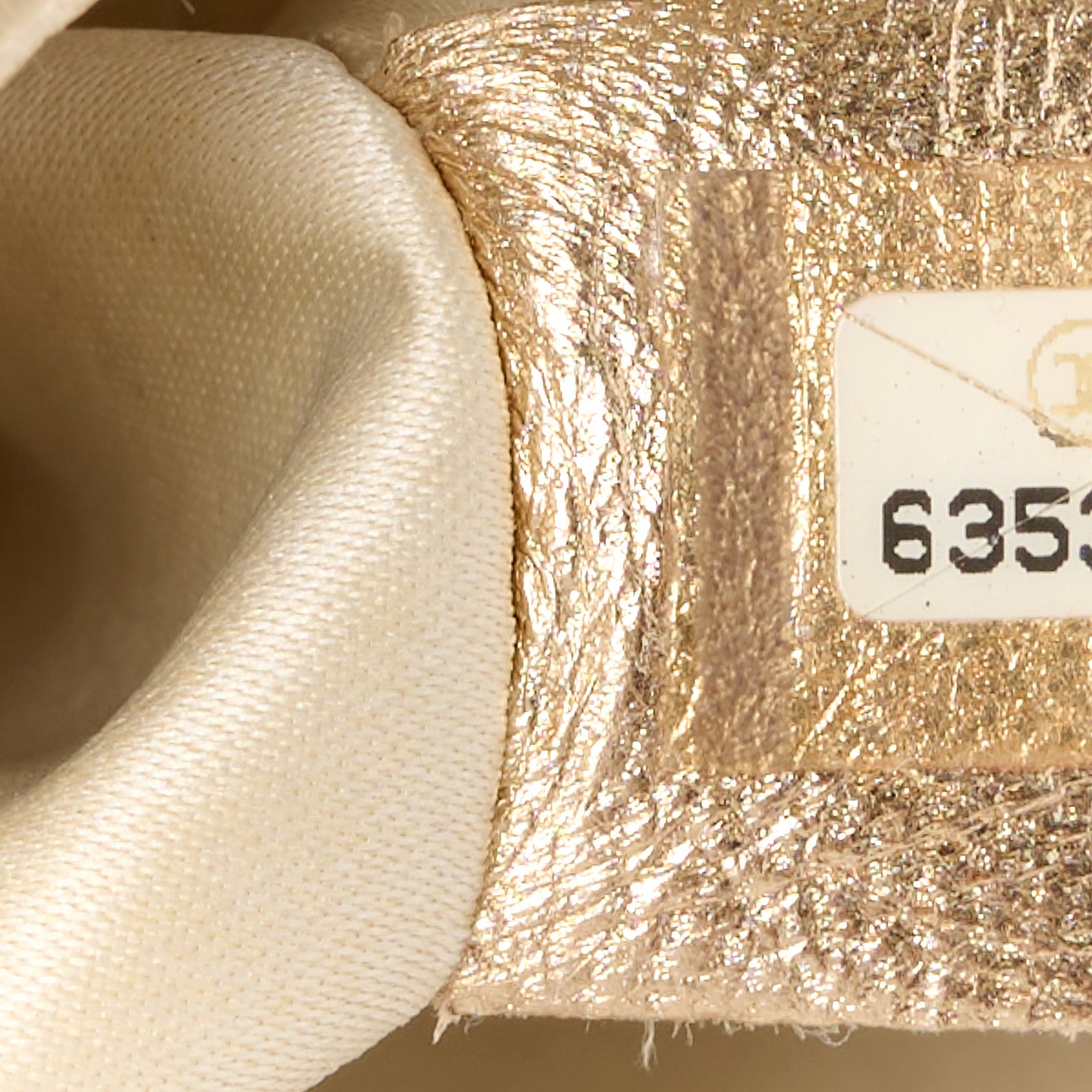 Chanel Metallic Nylon Medium Travel Flap Light Gold 8 of 13