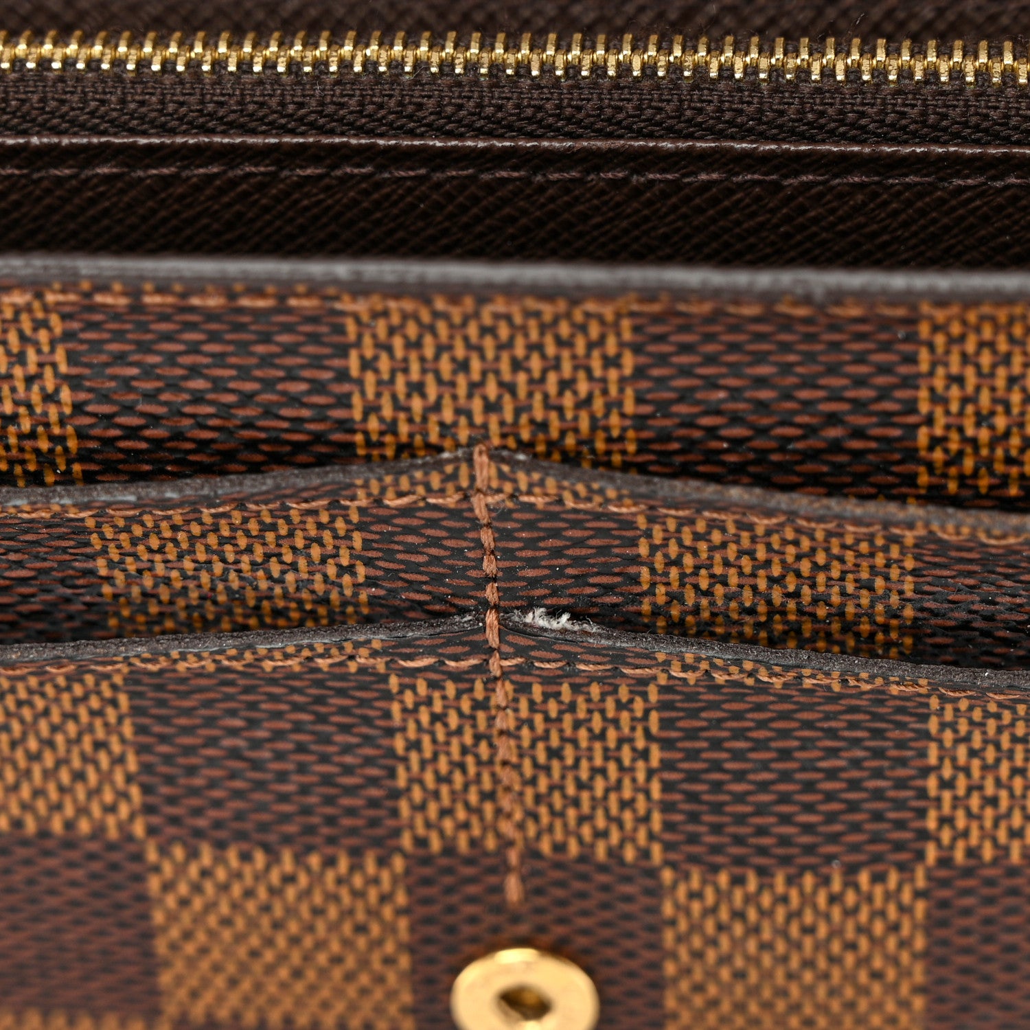 Louis Vuitton Damier Ebene Sarah Wallet NM 10 of 13