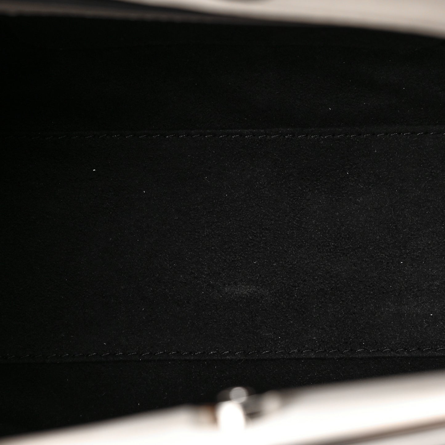 Calfskin The Short Story Dove Love Top Handle Bag White Black