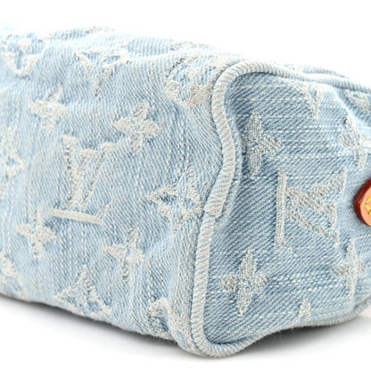Louis Vuitton Monogram Denim Nano Speedy Sky Blue 8 of 9