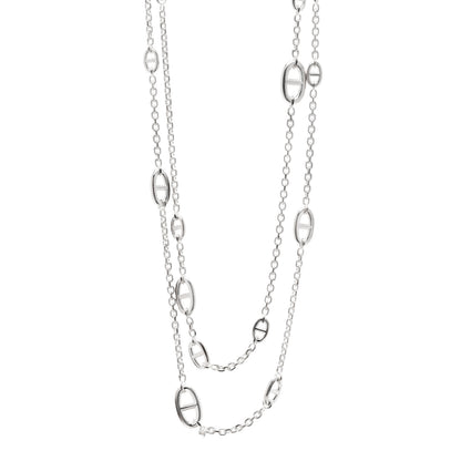 Hermes Sterling Silver Farandole Necklace 160 1 of 4