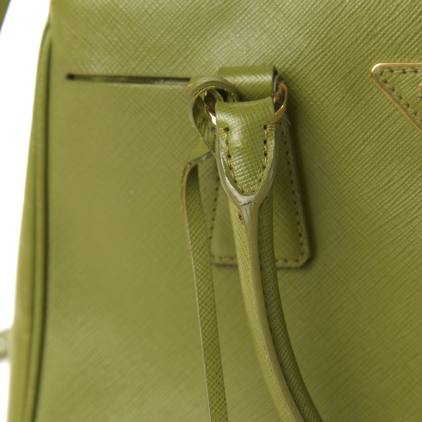 Saffiano Small Galleria Double Zip Tote Edera