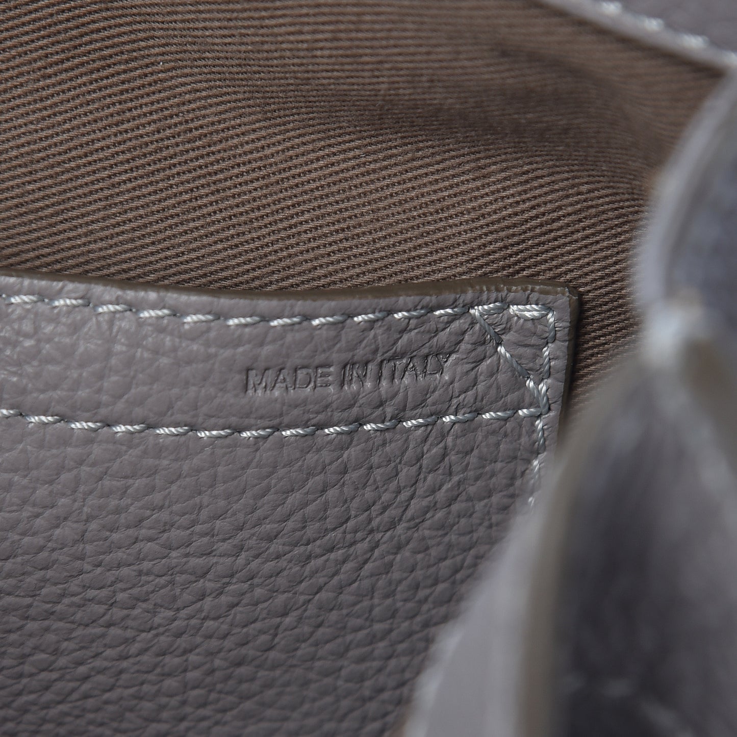 Calfskin Medium Marcie Round Crossbody Bag Cashmere Grey