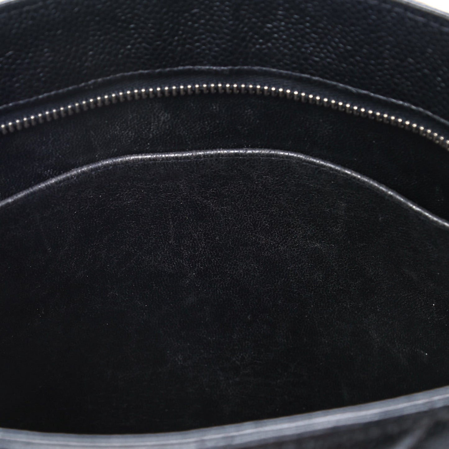 Caviar Quilted Medallion Tote Black