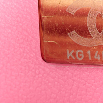 Chanel Tweed Quilted Mini Rectangular Flap Orange Pink Ecru 8 of 12