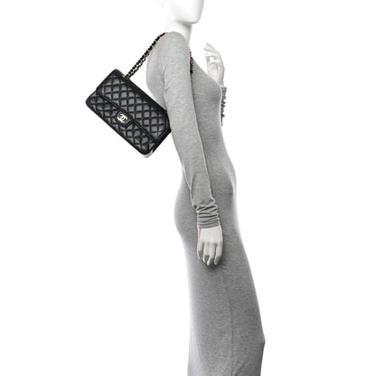 Chanel Caviar Quilted Medium Double Flap Black 2 of 11