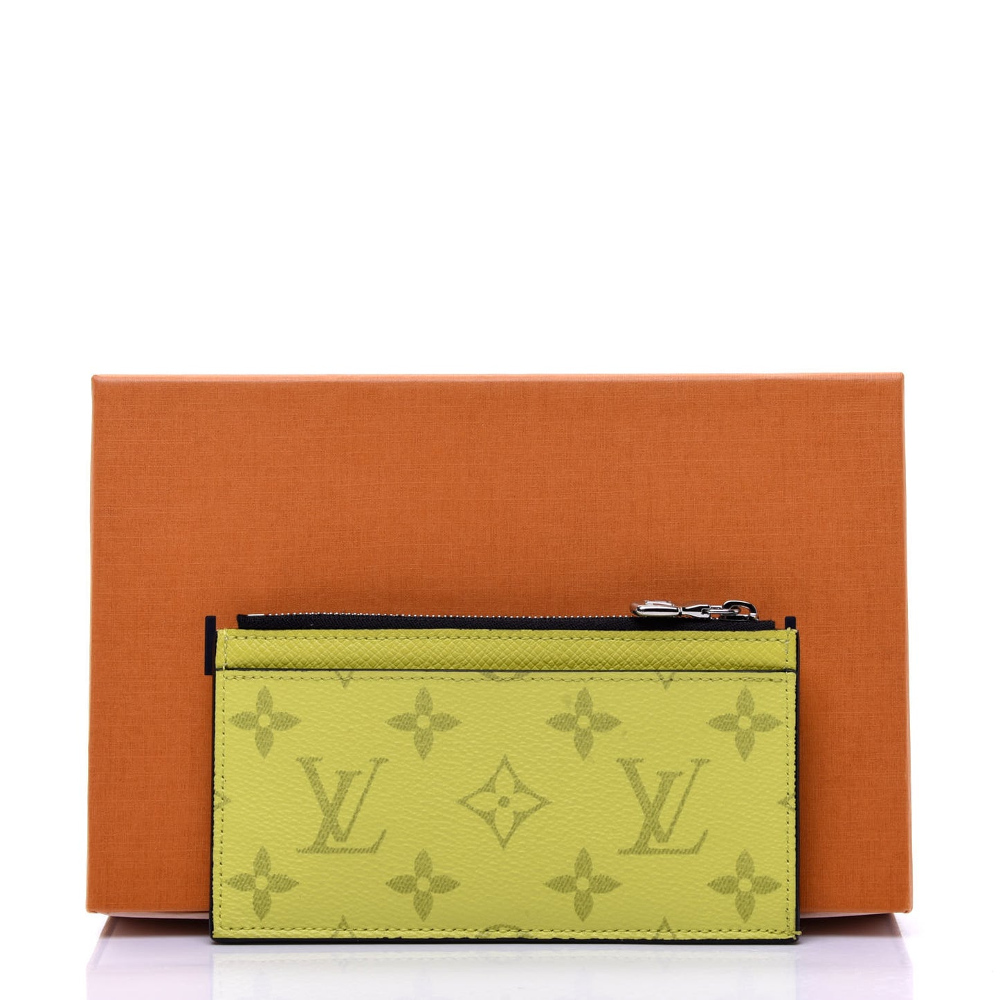 Monogram Taiga Coin Card Holder Yellow