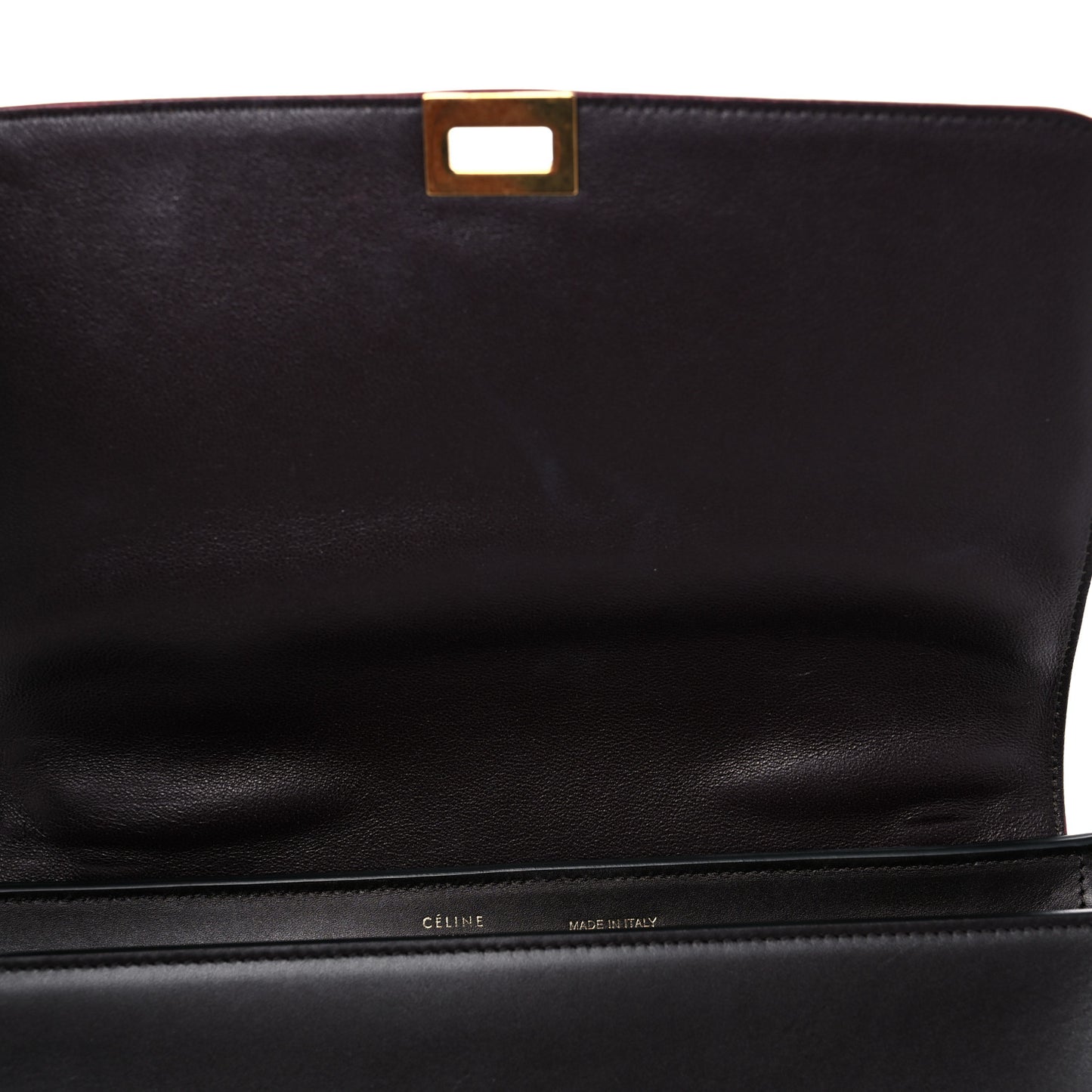 Smooth Calfskin Suede Small Tri-Color Trapeze Red